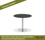 Niehoff Bistro Tafel Roestvrij Staal Rond - Grijs, Tuin en Terras, Ophalen of Verzenden, Nieuw, Overige materialen