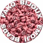 Fako Bijoux® - Emoji / Smiley Kralen - Acryl - 7mm -, Hobby en Vrije tijd, Nieuw, Verzenden