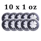 Niue. 2 Dollars 10 x 2023 1oz $2 NZD Niue Lucky Clover