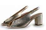 Camilacosta Slingbacks in maat 41 Zilver, Kleding | Dames, Schoenen, Camilacosta, Overige kleuren, Verzenden, Zo goed als nieuw