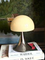 Tafellamp - Glas, Chroom - Bauhaus space age, Antiek en Kunst