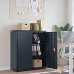 vidaXL Archiefkast 90x40x105 cm staal antracietkleurig, Huis en Inrichting, Kasten | Roldeurkasten en Archiefkasten, Verzenden