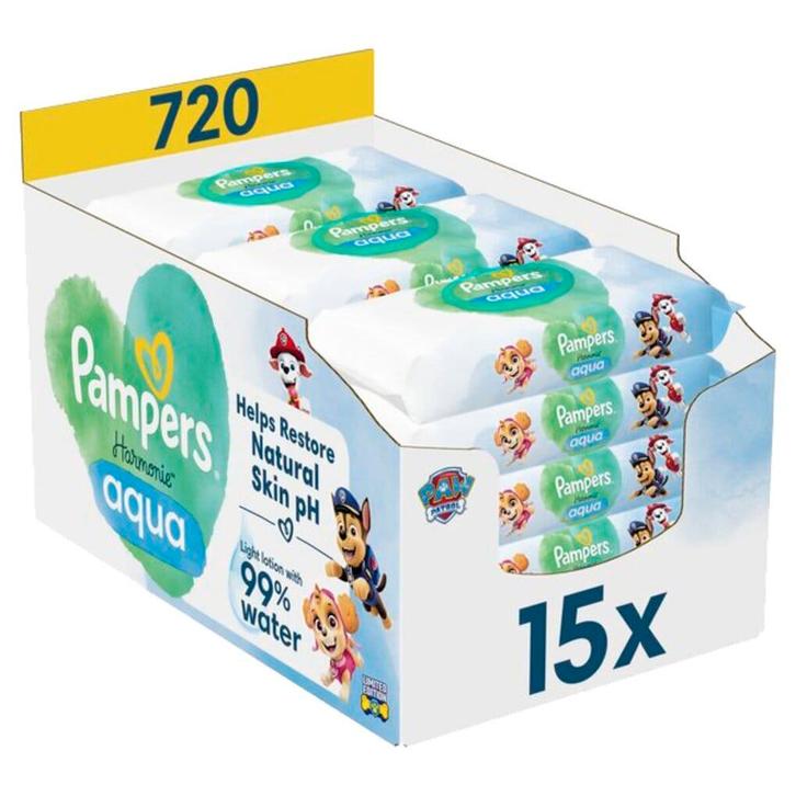 Pampers Harmonie Aqua Paw Patrol Babydoekjes, Kinderen en Baby's, Overige Kinderen en Baby's, Nieuw, Verzenden