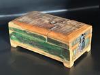 Sieradendoos - Gerecycled teakhout 1930-40 - hout - Oude, Antiek en Kunst