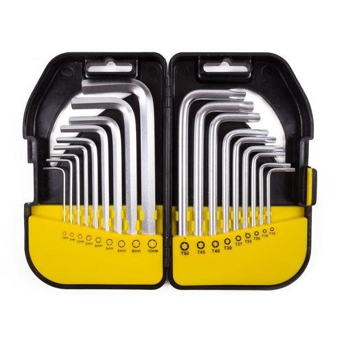 Benson Inbus- en Torx-set - 18-delig - Profi box - Divers..., Doe-het-zelf en Verbouw, Gereedschap | Handgereedschap, Nieuw, Ophalen of Verzenden