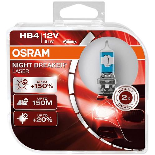 Osram HB4 Night Breaker Laser +150% 9006NL Autolampen, Auto-onderdelen, Verlichting, Nieuw, Verzenden