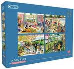 A Dogs Life Puzzel (4x500 stukjes) | Gibsons - Puzzels, Verzenden, Nieuw