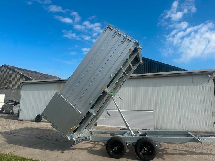 3-zijdige kipper parabolic 350x185x105 3500kg, full Options, Auto diversen, Aanhangers en Bagagewagens, Nieuw, Ophalen of Verzenden