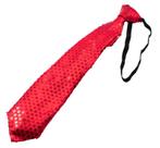 Glitter stropdas met LED metallic rood | Nieuw!, Kleding | Heren, Stropdassen, Nieuw, Verzenden