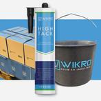 Wikro - 12x Wikro High Tack 290ml Zwart +, Nieuw, Ophalen of Verzenden
