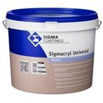 Sigma Sigmacryl Universal Matt 10 L, Doe-het-zelf en Verbouw, Verf, Beits en Lak, Nieuw, Verf, Ophalen of Verzenden, Overige kleuren