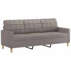 Taupe 3-zitsbank 180cm stof | Tweedekansje | 40% Korting, Huis en Inrichting, Banken | Bankstellen, 150 tot 200 cm, 75 tot 100 cm
