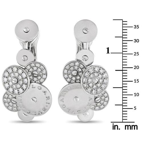 Bvlgari - Clip-on oorbellen - 18 karaat Witgoud, Cicladi 18K, Sieraden, Tassen en Uiterlijk, Antieke sieraden