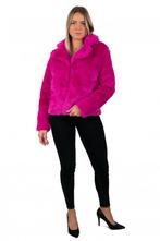 Bontjas neon paars dames, Kleding | Dames, Ophalen of Verzenden, Nieuw