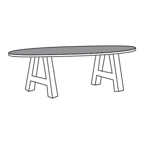 Eettafel TOV-K Alphen Oud Teakhout - eettafel, Huis en Inrichting, Tafels | Eettafels, Nieuw, Overige materialen