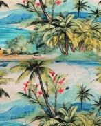 Katoen Voile Hawaii Holiday Blauw/Groen, Hobby en Vrije tijd, Nieuw, Groen