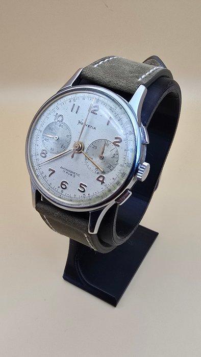 Helvetia - Cronograph Antimagnetic Landeron 51 - Zonder, Sieraden, Tassen en Uiterlijk, Horloges | Heren