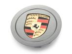 99936100025 Porsche Wheel Cap Crest Gunmetal Gray met, Auto-onderdelen, Banden en Velgen, Nieuw, Verzenden