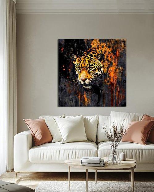 Wysocky John - Rustic Leopard, Antiek en Kunst, Kunst | Designobjecten