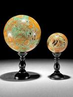 Geen minimumprijs - Prachtig paar groene smithsoniet. Sferen