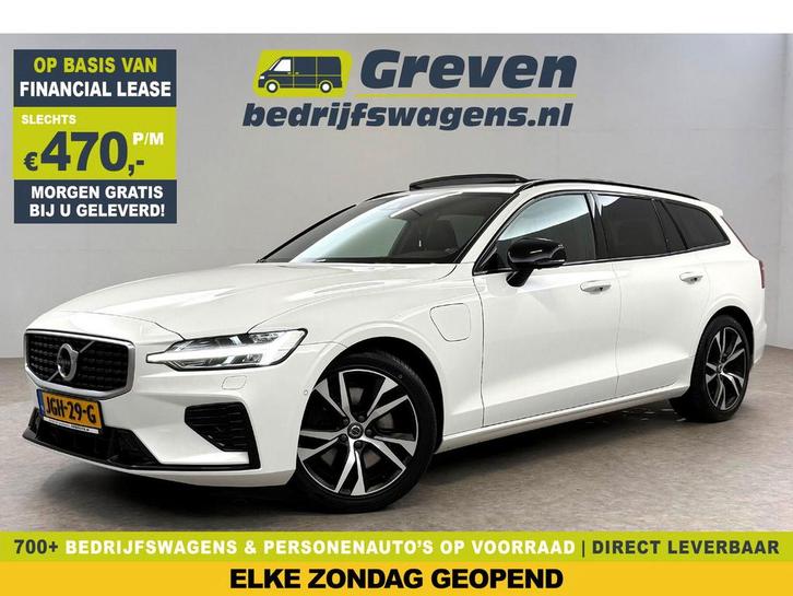 Volvo V60 2.0 T6 Twin Engine AWD 340PK R-Design | Pano |, Auto's, Volvo, Te koop, Automaat, Financial lease, Hybride Elektrisch/Benzine