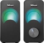 Trust Arys - Compacte 2.0 RGB Speaker - Zwart, Audio, Tv en Foto, Luidsprekers, Verzenden, Nieuw