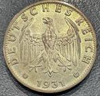 Duitsland, Weimar Republiek 3 Reichsmark 1931-F