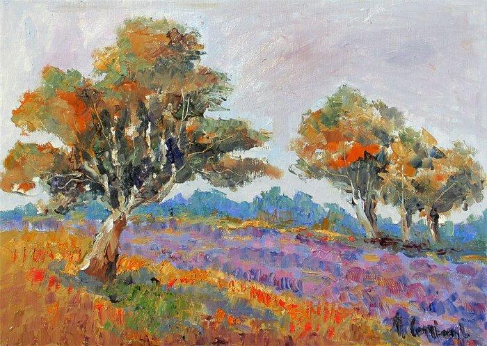 René Constant - Dans la Drôme Provençale, Antiek en Kunst, Kunst | Schilderijen | Klassiek