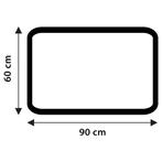 Badmat Differnz Fading 60x90 cm Microfiber Grijs, Ophalen of Verzenden, Nieuw