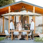 TRUUSK Grote Parasol, In Hoogte Verstelbaar, Kantelbaar, 150, Tuin en Terras, Parasols, Verzenden, Nieuw