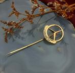 Vintage 8 Krt. reversspeld, dasspeld | Mercedes Benz logo, Ophalen of Verzenden, Goud