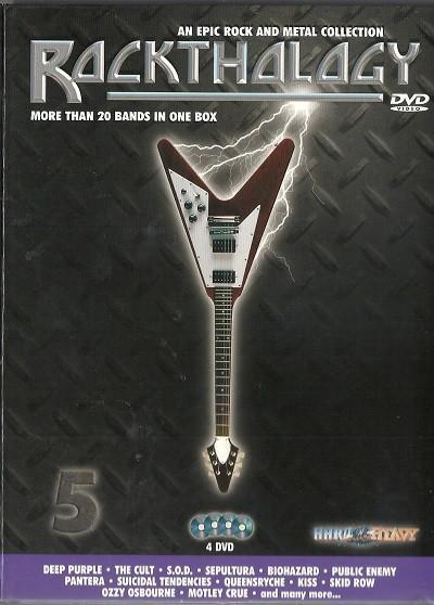 dvd muziek box - Various - Rockthology 5, Cd's en Dvd's, Dvd's | Muziek en Concerten, Zo goed als nieuw, Verzenden