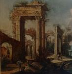 Apollonio Domenichini (1715–1757) - Capriccio con Rovine, Antiek en Kunst, Kunst | Schilderijen | Klassiek