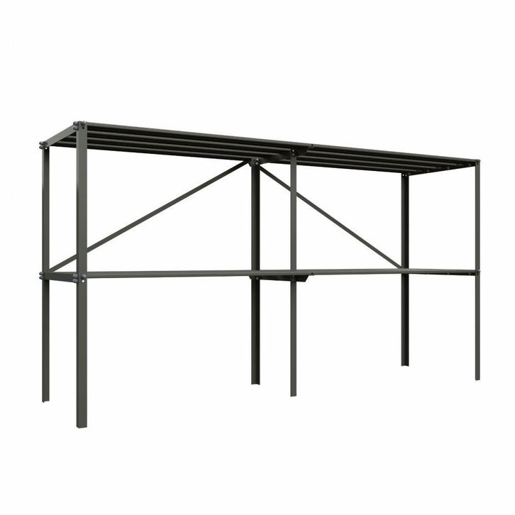 Royal Well kweektafel vrijstaand 165x45x90 cm - groengrijs, Tuin en Terras, Kweekspullen, Nieuw, Verzenden