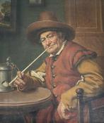 E. Kuhlmann (XIX) - Mann mit Pfeife