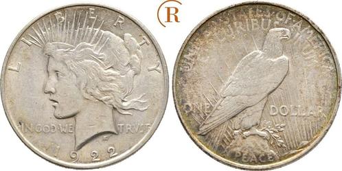 Dollar 1922 Usa: (MuntenenBankbiljetten-Wereldmunten), Postzegels en Munten, Munten | Amerika, Verzenden