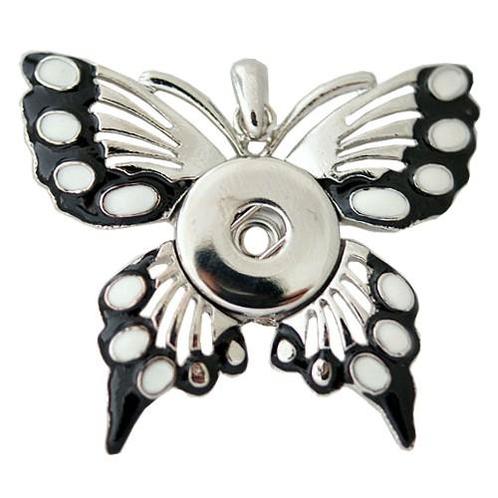 Fako Bijoux® - Kettinghanger - Click Buttons - Vlinder, Sieraden, Tassen en Uiterlijk, Kettinghangers, Verzenden