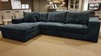 Loungebank Loenen - loungebanken - Antraciet, Huis en Inrichting, Banken | Sofa's en Chaises Longues, Nieuw, Stof