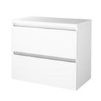 Badmeubelset BWS Salt 80x46cm Greeploos 2 Lades Met, Ophalen of Verzenden, Nieuw, Chroom, Bad