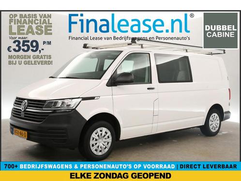 Volkswagen Transporter 2.0 TDI L2H1 DC Airco PDC IMP €359pm, Auto's, Bestelauto's, Lease, Handgeschakeld, Diesel, Volkswagen, Wit