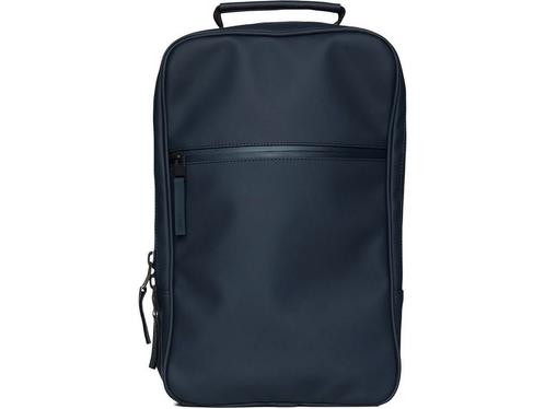 Rains Book Backpack W3 Unisex Rugzak - Navy - 14,4 Liter, Huis en Inrichting, Woonaccessoires | Overige, Nieuw, Verzenden