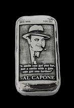 100 gram - Zilver .999 - Al Capone  (Zonder Minimumprijs), Postzegels en Munten, Edelmetalen en Baren