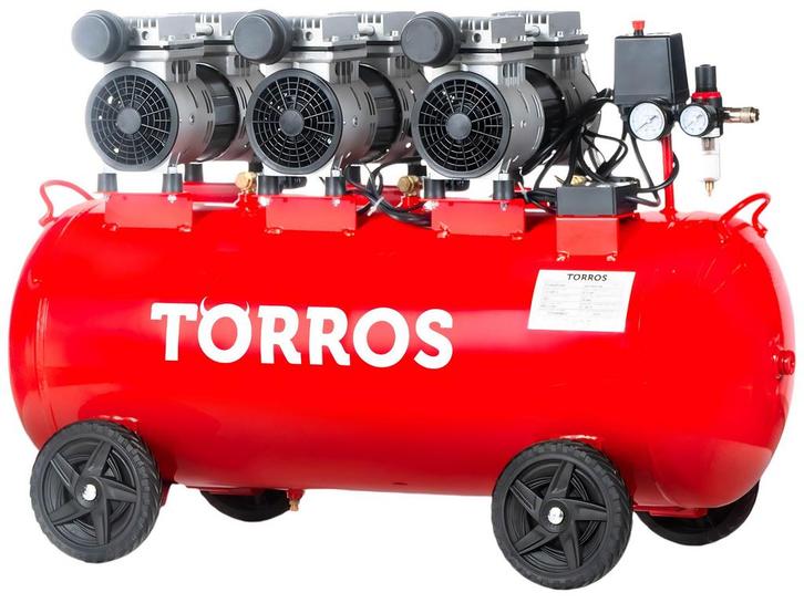 Compressor geluidsarm olievrij ketel 100 L 2,2 kW / 3 Pk 420, Doe-het-zelf en Verbouw, Compressors, Ophalen of Verzenden