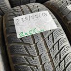 4 x Nokian WR 235-55-18 Winterbanden 6,5mm, 18 inch, Gebruikt, 235 mm, Band(en)
