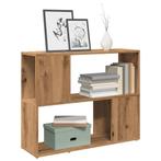 vidaXL Boekenkast/kamerscherm 80x24x63 cm artisanaal, Huis en Inrichting, Kasten | Televisiemeubels, Verzenden, Nieuw, Overige houtsoorten