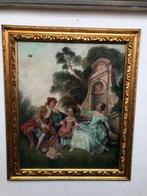 O. Goretti - scena diurna allaperto, Antiek en Kunst, Curiosa en Brocante