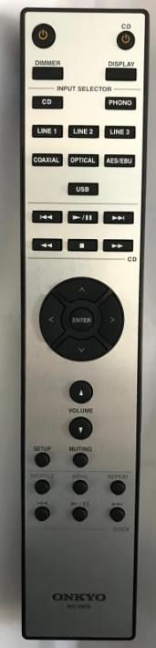 Afstandsbediening Onkyo rc-797s, Audio, Tv en Foto, Afstandsbedieningen, Origineel, Nieuw, Ophalen of Verzenden