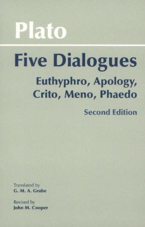 Plato Five Dialogues 9780872206342, Boeken, Schoolboeken, Zo goed als nieuw, Verzenden