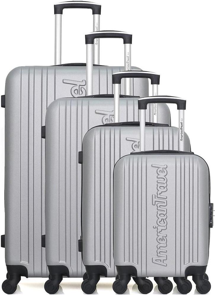 AMERICAN TRAVEL SPRINGFIELD Set van 4 ABS | Kofferset | Nieu, Kinderen en Baby's, Kindermode-accessoires, Nieuw, Ophalen of Verzenden
