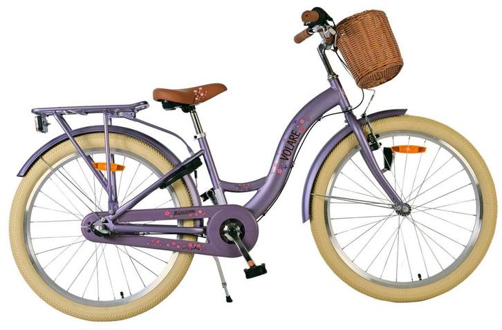 Volare Blossom Kinderfiets - Meisjes - 24 inch - Paars - 3, Fietsen en Brommers, Fietsen | Meisjes, 24 inch, Nieuw, Verzenden